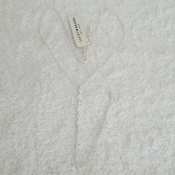 New Lucky Brand  Flower Lariat Necklace - Picture 5 of 6